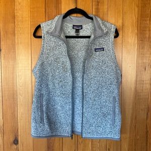 Patagonia Better Sweater Vest Womens Medium in Birch White